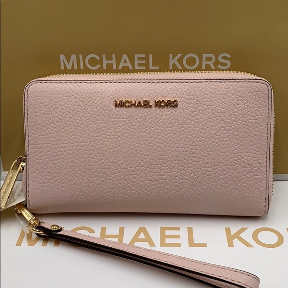 Michael Kors Jet Set Travel Phone Wallet Wristlet - Picture 5 of 16